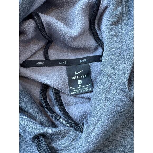 NIKE Gray Dri-fit pullover sweatshirt/hoodie/Fleece, size Medium - Picture 3 of 12